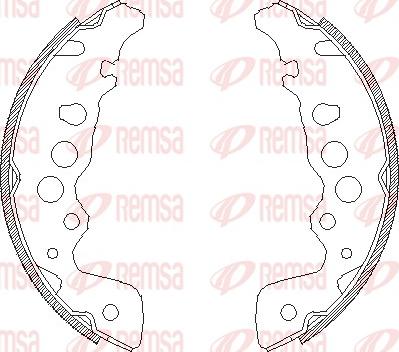 Remsa 4049.00 - Спирачна челюст vvparts.bg