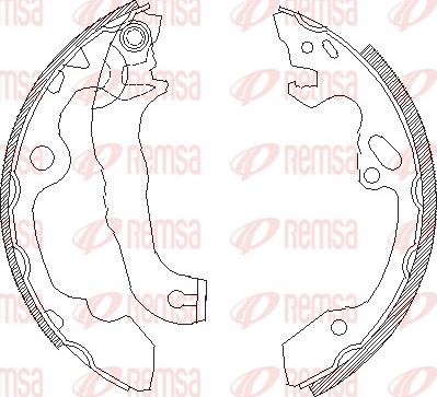 Remsa 4040.00 - Спирачна челюст vvparts.bg