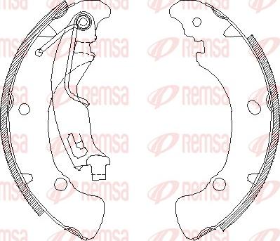 Remsa 4041.01 - Спирачна челюст vvparts.bg