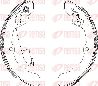 Remsa 4048.00 - Спирачна челюст vvparts.bg