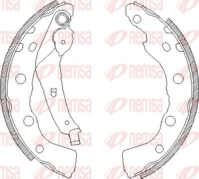 Remsa 4059.00 - Спирачна челюст vvparts.bg