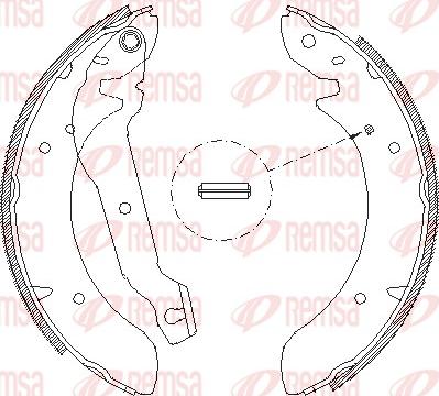 Remsa 4054.00 - Спирачна челюст vvparts.bg