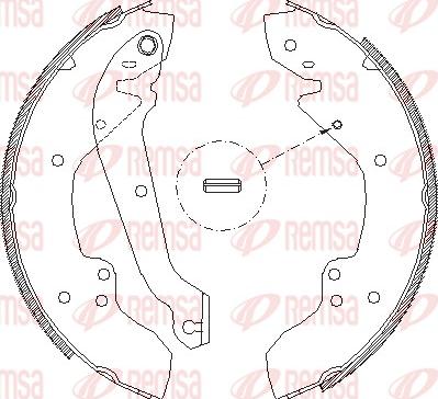 Remsa 4056.00 - Спирачна челюст vvparts.bg