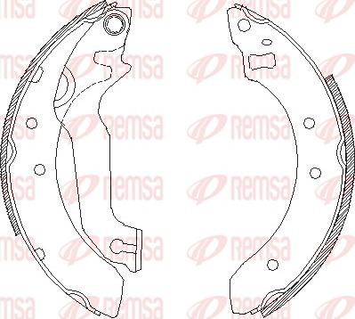 Remsa 4057.00 - Спирачна челюст vvparts.bg