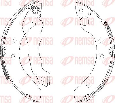 Remsa 4064.00 - Спирачна челюст vvparts.bg