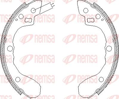 Remsa 4060.00 - Спирачна челюст vvparts.bg