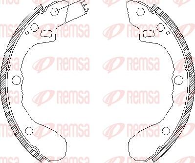 Remsa 4060.01 - Спирачна челюст vvparts.bg