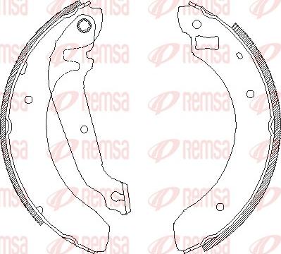 Remsa 4062.00 - Спирачна челюст vvparts.bg