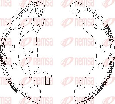 Remsa 4001.00 - Спирачна челюст vvparts.bg