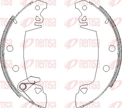 Remsa 4017.03 - Спирачна челюст vvparts.bg