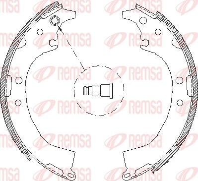 Remsa 4085.00 - Спирачна челюст vvparts.bg