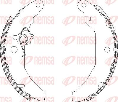 Remsa 4081.00 - Спирачна челюст vvparts.bg