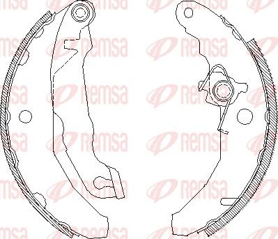 Remsa 4081.01 - Спирачна челюст vvparts.bg