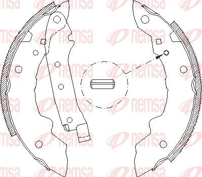 Remsa 4036.00 - Спирачна челюст vvparts.bg