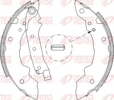 Remsa 4036.01 - Спирачна челюст vvparts.bg