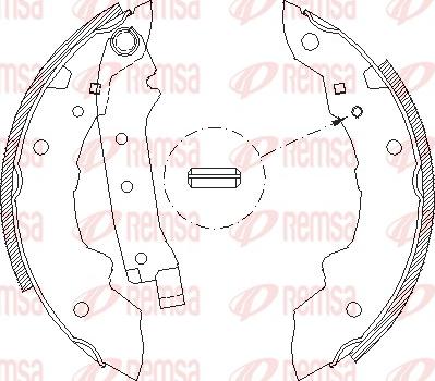 Remsa 4038.00 - Спирачна челюст vvparts.bg