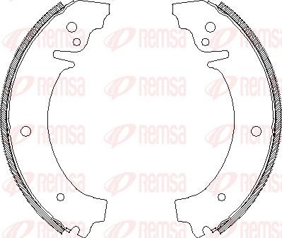 Remsa 4026.00 - Спирачна челюст vvparts.bg