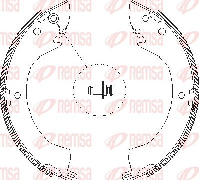 Remsa 4079.00 - Спирачна челюст vvparts.bg