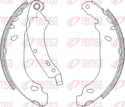 Remsa 4074.00 - Спирачна челюст vvparts.bg