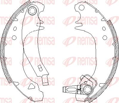 Remsa 4075.01 - Спирачна челюст vvparts.bg