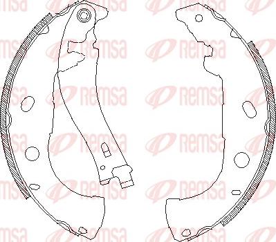 Remsa 4072.00 - Спирачна челюст vvparts.bg