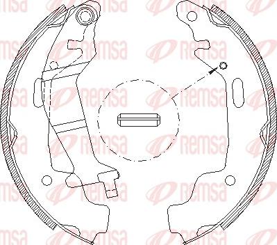 Remsa 4145.00 - Спирачна челюст vvparts.bg