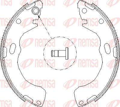 Remsa 4146.00 - Спирачна челюст vvparts.bg