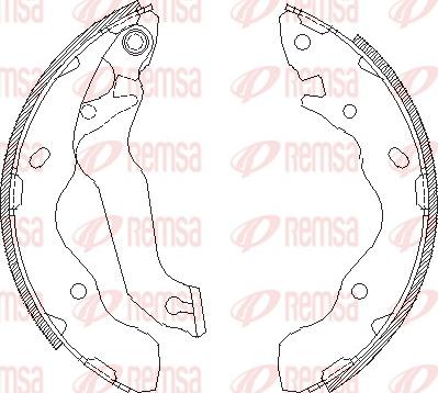 Remsa 4141.00 - Спирачна челюст vvparts.bg