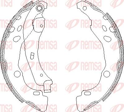 Remsa 4152.00 - Спирачна челюст vvparts.bg