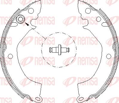 Remsa 4157.00 - Спирачна челюст vvparts.bg