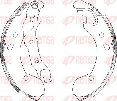 Remsa 4168.00 - Спирачна челюст vvparts.bg