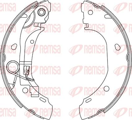 Remsa 4163.00 - Спирачна челюст vvparts.bg