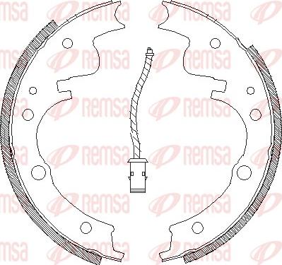 Remsa 4104.01 - Спирачна челюст vvparts.bg