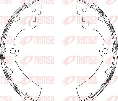 Remsa 4106.00 - Спирачна челюст vvparts.bg