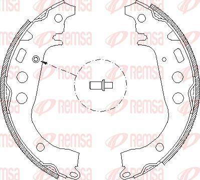 Remsa 4101.00 - Спирачна челюст vvparts.bg