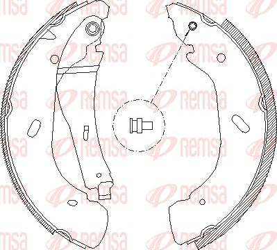 Remsa 4108.00 - Спирачна челюст vvparts.bg