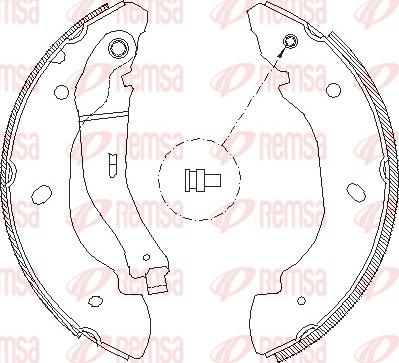 Remsa 4107.00 - Спирачна челюст vvparts.bg