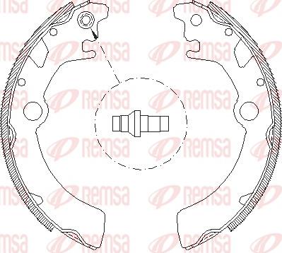 Remsa 4116.00 - Спирачна челюст vvparts.bg