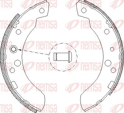 Remsa 4111.00 - Спирачна челюст vvparts.bg