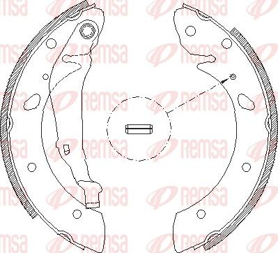 Remsa 4113.00 - Спирачна челюст vvparts.bg