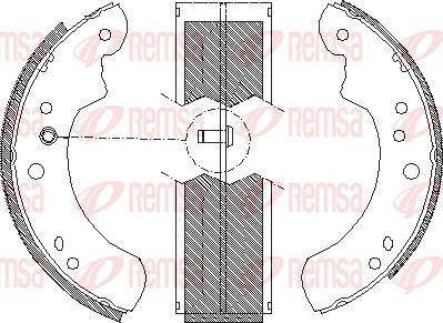 Remsa 4112.00 - Спирачна челюст vvparts.bg