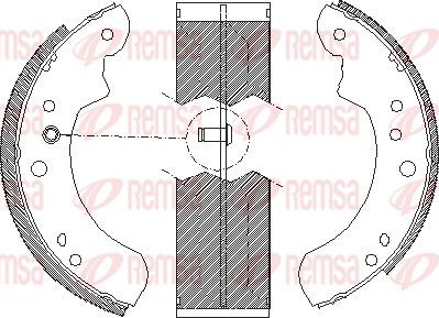 Remsa 4112.01 - Спирачна челюст vvparts.bg