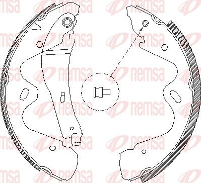 Remsa 4184.00 - Спирачна челюст vvparts.bg