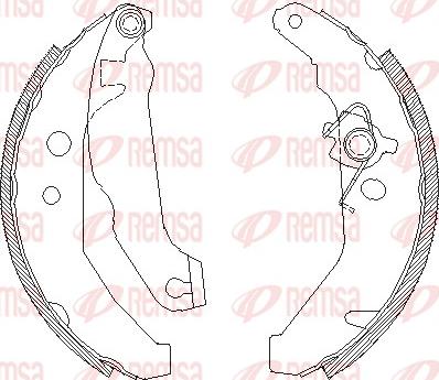 Remsa 4185.01 - Спирачна челюст vvparts.bg