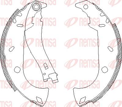 Remsa 4180.01 - Спирачна челюст vvparts.bg