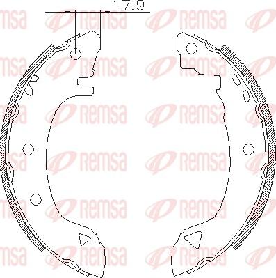 Remsa 4182.01 - Спирачна челюст vvparts.bg