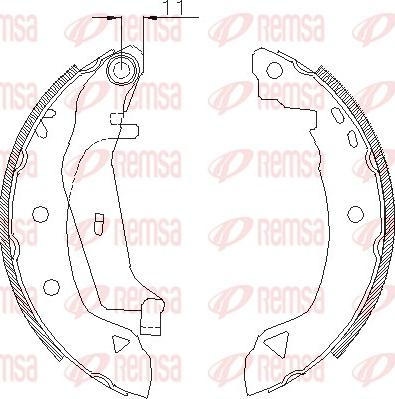 Remsa 4182.02 - Спирачна челюст vvparts.bg