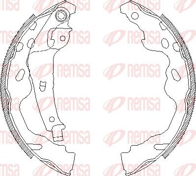 Remsa 4187.00 - Спирачна челюст vvparts.bg