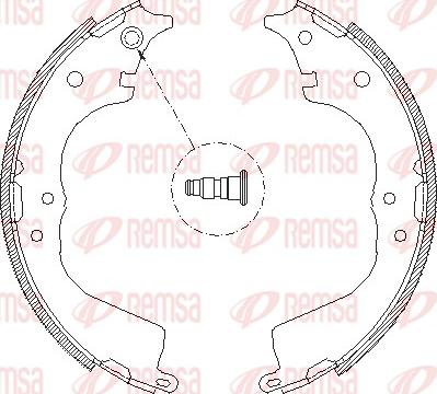 Remsa 4134.00 - Спирачна челюст vvparts.bg