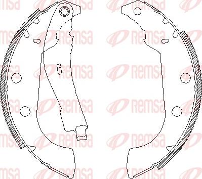 Remsa 4135.01 - Спирачна челюст vvparts.bg